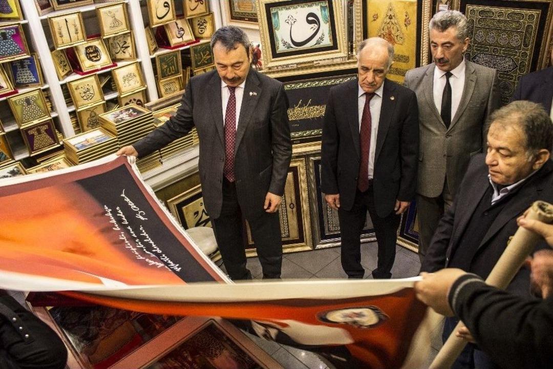 Emniyet M&uuml;d&uuml;r&uuml; Ak, &Ccedil;arşı Esnafının Nabzını Yokladı