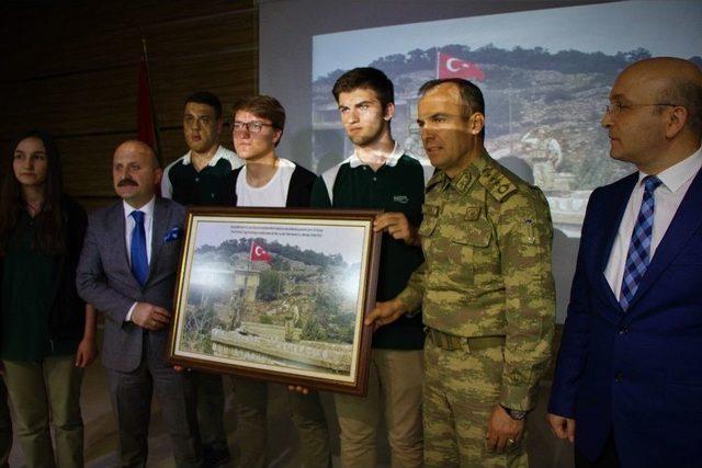 Amasya’dan Gönderilen Bayrak Afrin’de Dalgalanıyor