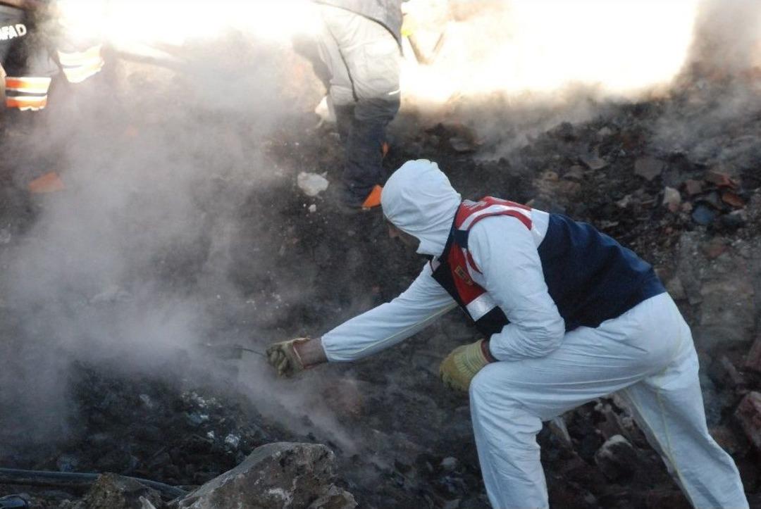 Yangın Alanında Arama &Ccedil;alışmaları Sonlandırıldı