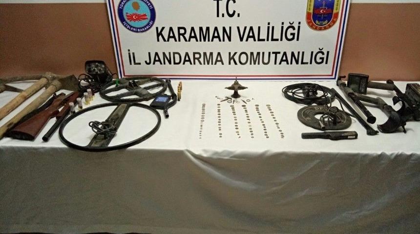 Karaman&rsquo;da Tarihi Eser Operasyonu