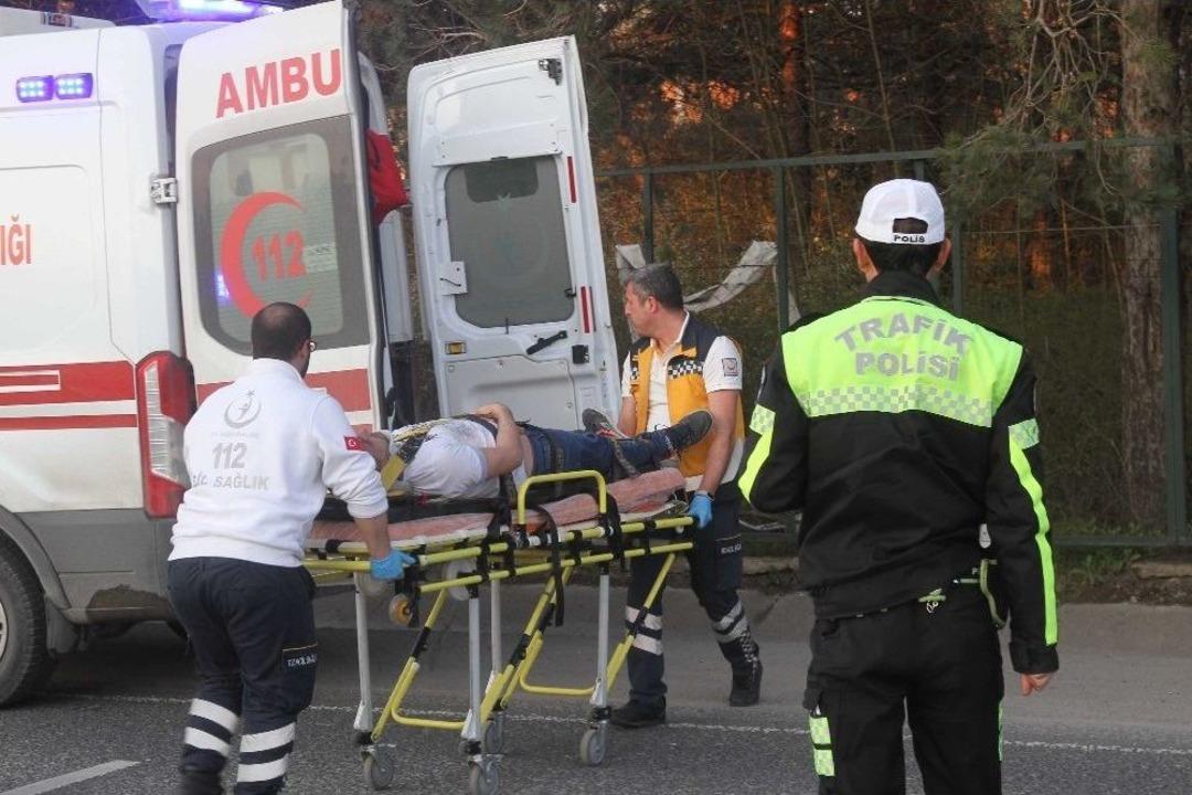 Tekirdağ&rsquo;da Zincirleme Trafik Kazası: 2 Yaralı