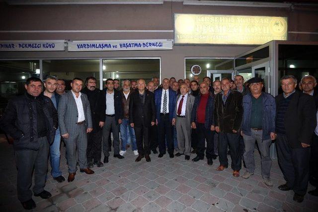 Pekmezciler Köyü Yardımlaşma Derneği Başkan Yaşar’ı Ağırladı