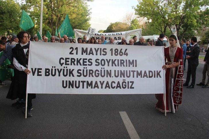 Sürgünün 154. Yılında Çerkezler Yürüyüş Düzenledi G2