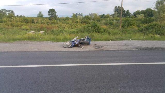 Samsun’da Otomobil Motosiklete Çarptı: 1 Ölü