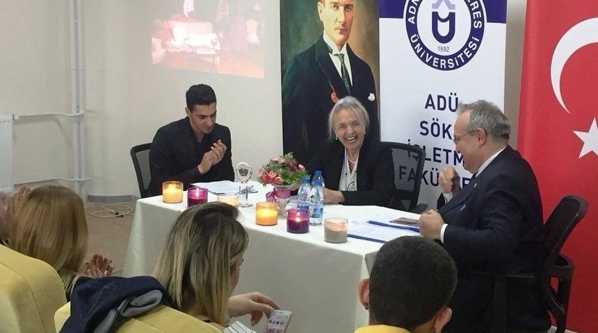 Tamur, S&ouml;ke İşletme Fak&uuml;ltesine Konuk Oldu