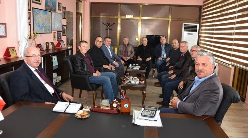 Albayrak, Tekirdağ Motorlu Taşıyıcılar Kooperatifi Y&ouml;neticileriyle Bir Araya Geldi