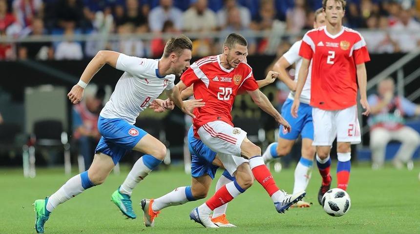 Rusya 5 - 1 &Ccedil;ekya (Hazırlık ma&ccedil;ı)