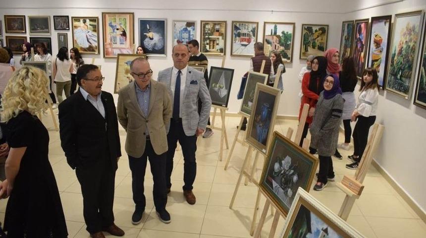 Liseden Avm&rsquo;de Resim Sergisi