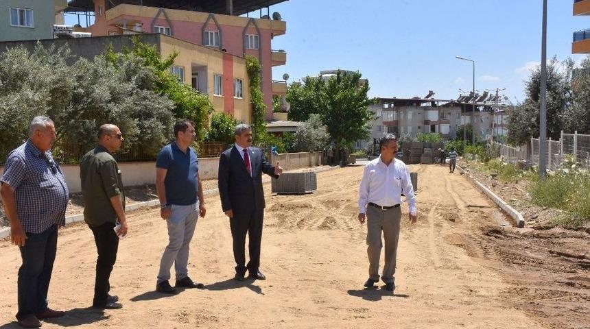 Nazilli&rsquo;de Yol Yapım &Ccedil;alışmaları S&uuml;r&uuml;yor