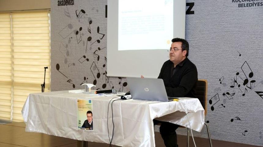 Prof. Dr. T&uuml;rkmen, M&uuml;zik Akademisi&rsquo;ne Konuk Oldu