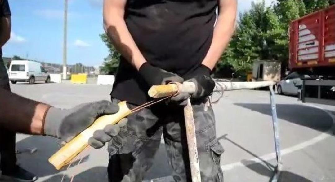 Tırda Y&uuml;kl&uuml; Demir İnşaat İskelelerinden Eroin Fışkırdı