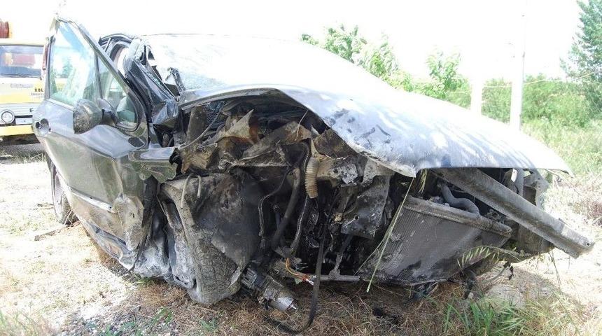 Tekirdağ&rsquo;da Trafik Kazası: 1&rsquo;i Ağır 2 Yaralı