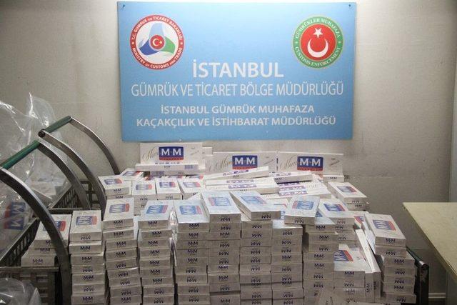 Atatürk Havalimanı’nda Kaçak Sigara Operasyonu