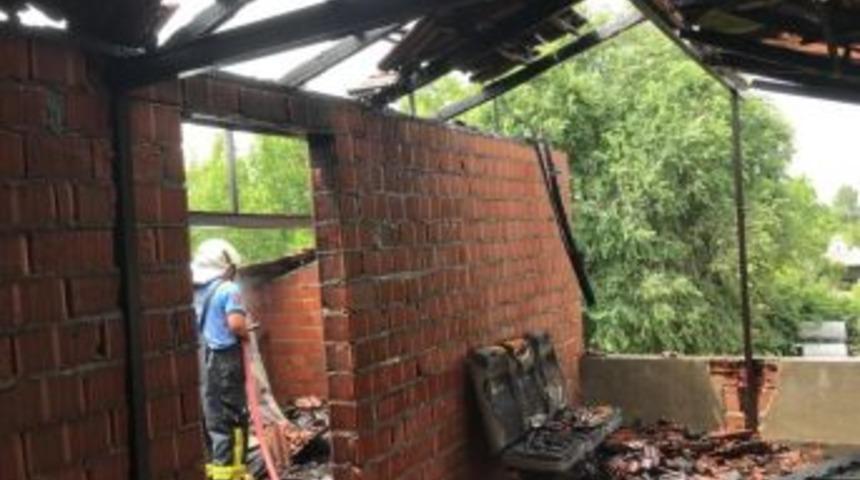 Ortaca’da Çatı Yangını