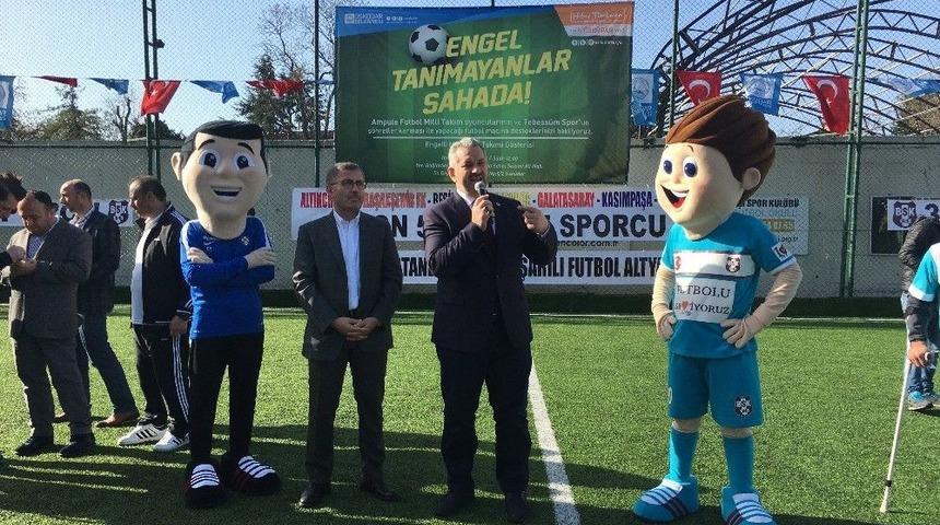 Avrupa Şampiyonu Ampute A Milli Takımı Üsküdar’da Şöhretler Takımına Karşı Maç Yaptı