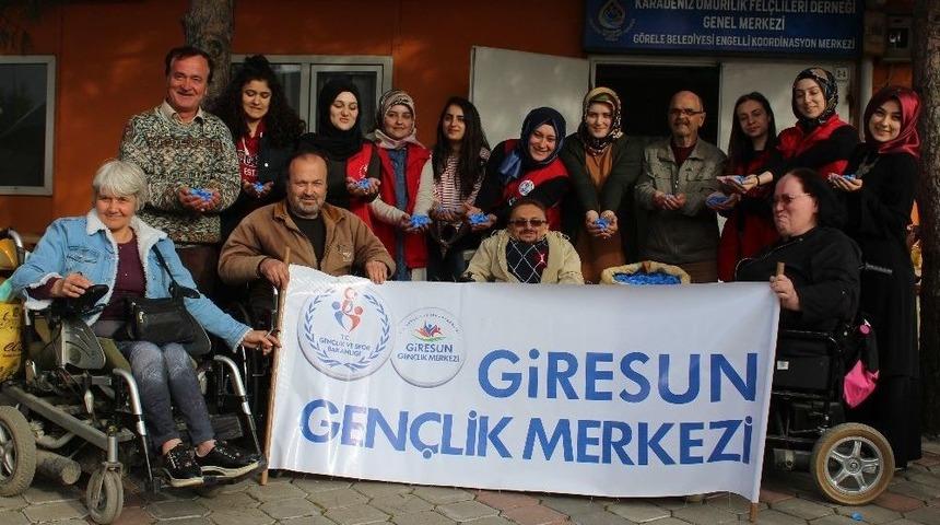 Engellilere İ&ccedil;in 50 Bin Kapak Topladılar