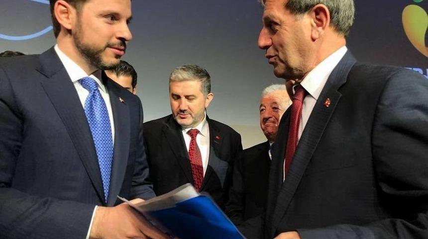 Başkan &Ouml;zkan&rsquo;dan Bakan Albayrak&rsquo;a Dosya