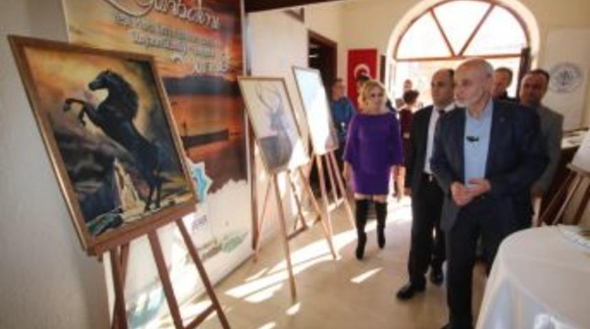Beyşehir K&uuml;lt&uuml;r Ve Sanat Merkezinde Resim Sergisi A&ccedil;ılışı
