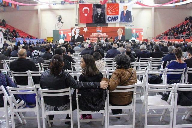 Chp Odunpazarı 4’üncü Olağan İlçe Kongresi Gerçekleşti