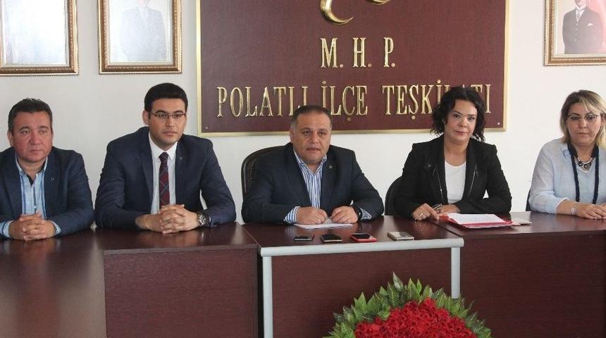Mhp Ankara 1. B&ouml;lge Milletvekili Adayları Polatlı Da Tanıtıldı