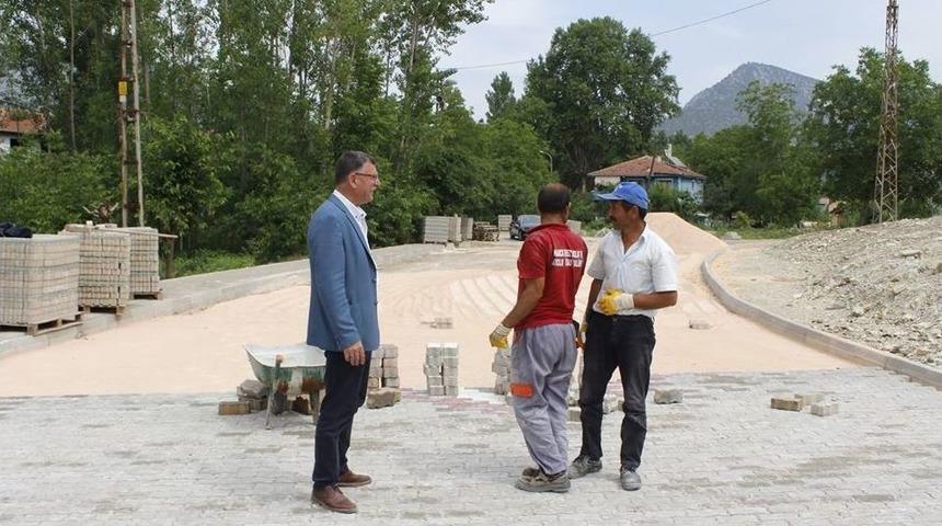 Başkan Duymuş &Ccedil;alışmaları Yerinde İnceledi