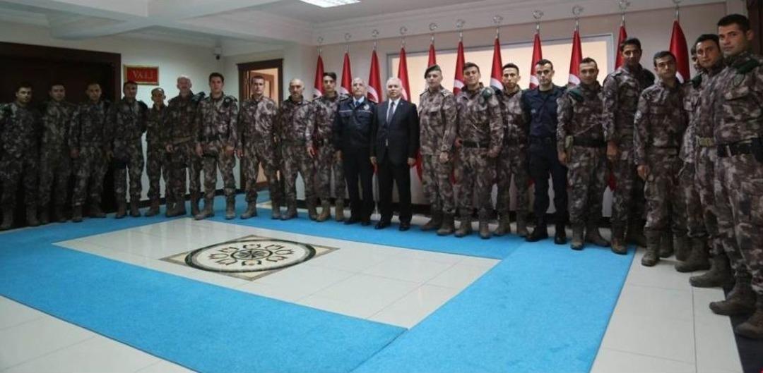 Afrin Kahramanlarından Vali Yıldırım&rsquo;a Ziyaret