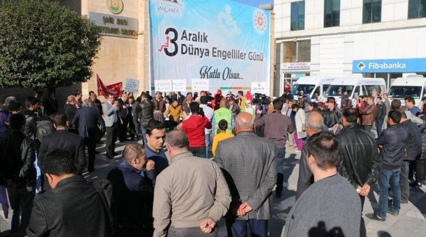 Şanlıurfa&rsquo;da 3 Aralık D&uuml;nya Engelliler G&uuml;n&uuml; Kutlandı