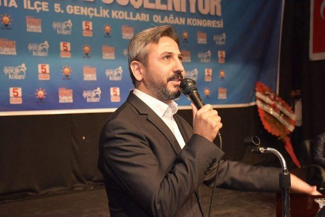 Ak Parti Kahta Gençlik Kolları Kongresi Yapıldı