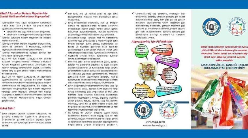 Bilin&ccedil;lendirme Broş&uuml;r&uuml; Hazırladılar