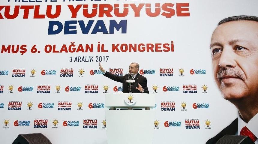 Cumhurbaşkanı Erdoğan, Muş&rsquo;ta