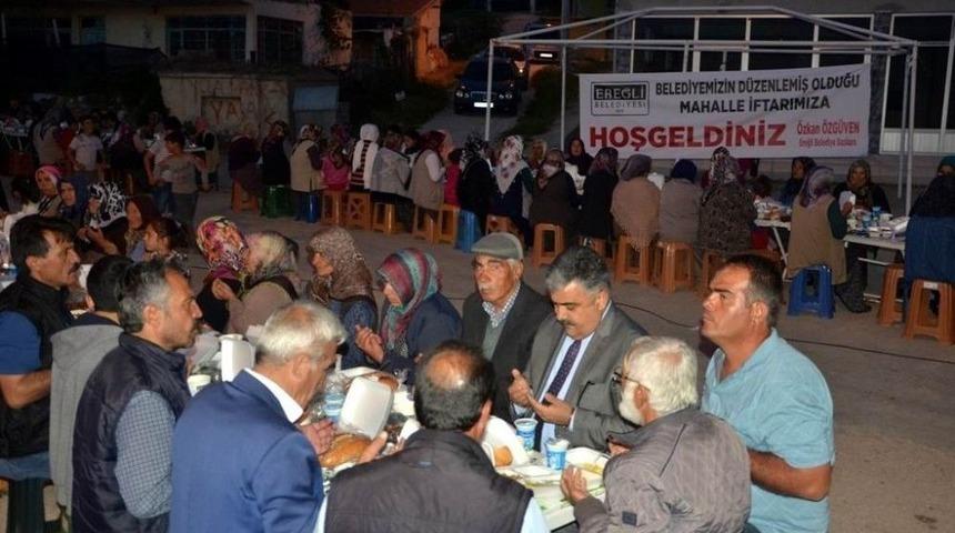 Ereğli Belediyesi Mahalle İftarlarına Devam Ediyor