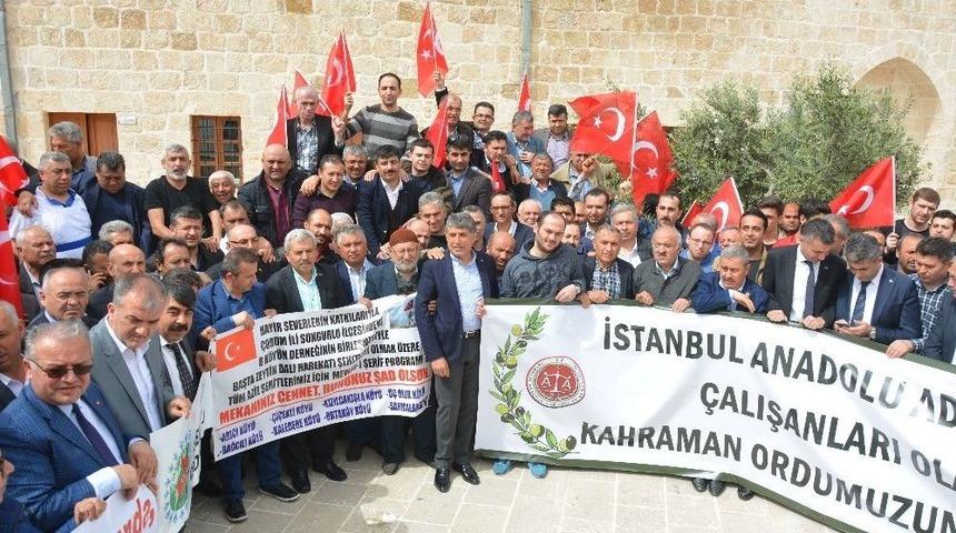 İstanbul Anadolu Yakası Adalet Saray&rsquo;ından Mehmet&ccedil;iğe Destek Ziyareti