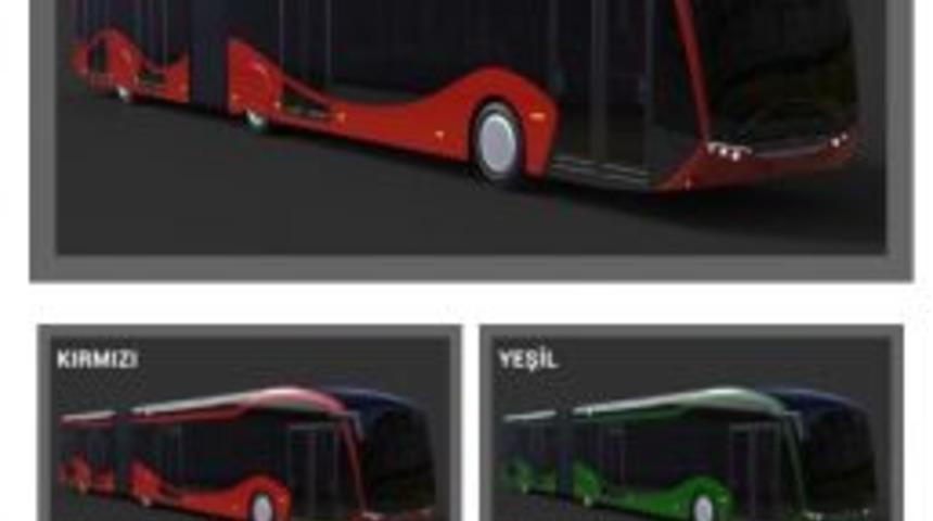 Elektrikli Otob&uuml;slerin Rengini İ&ccedil;in Oylamada Kırmızı Se&ccedil;ildi