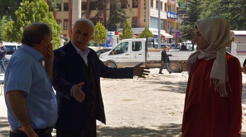 Reşadiye’de Meydan Parkı Çalışmaları Başladı