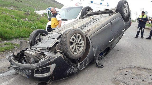 Kars’ta Trafik Kazası: 1 Yaralı