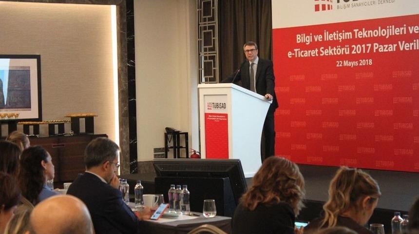 Bilgi Ve İletişim Teknolojilerinin B&uuml;y&uuml;kl&uuml;ğ&uuml; 116,9 Milyar Lira Oldu