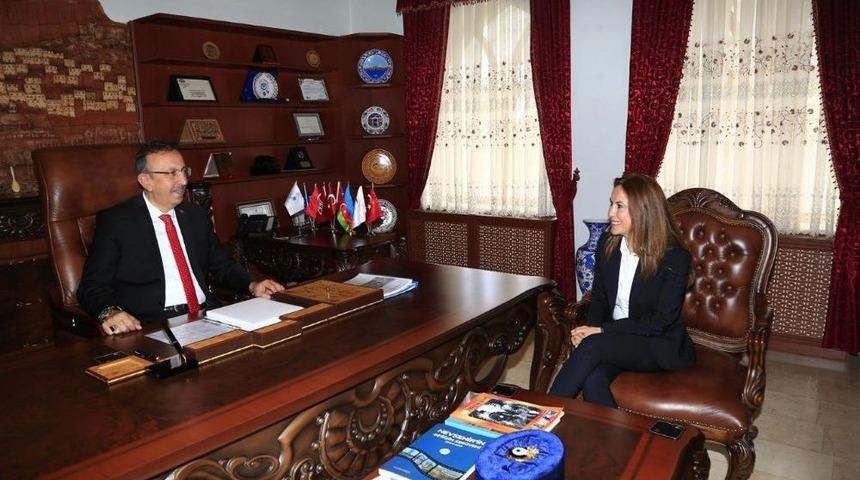 Nükçam Müdürü Kahraman, Başkan Seçen’i Ziyaret Etti