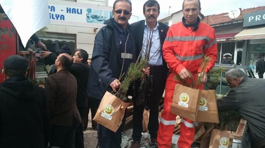 Daday&rsquo;da Vatandaşlara 2 Bin Fidan Dağıtıldı