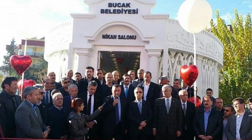 Bucak Belediyesi Nik&acirc;h Salonu A&ccedil;ıldı