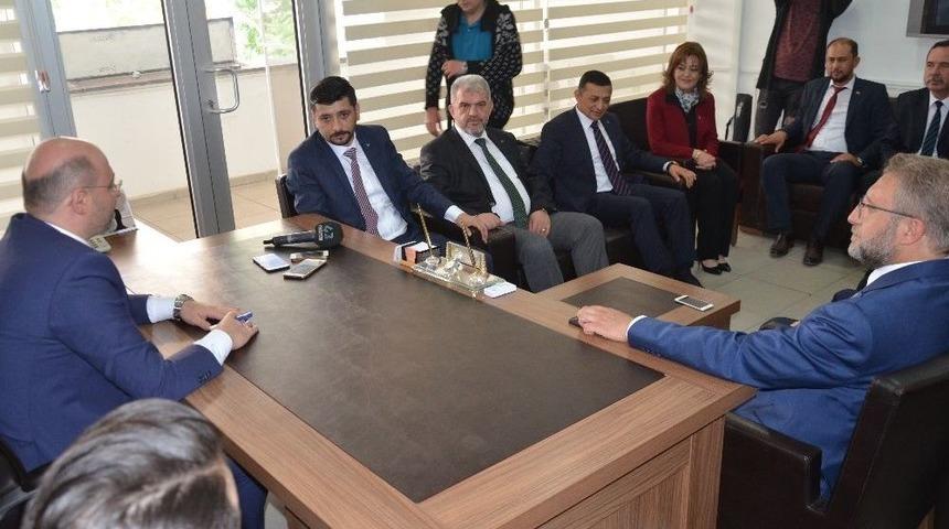 Mhp&rsquo;den Ak Parti&rsquo;ye Ziyaret