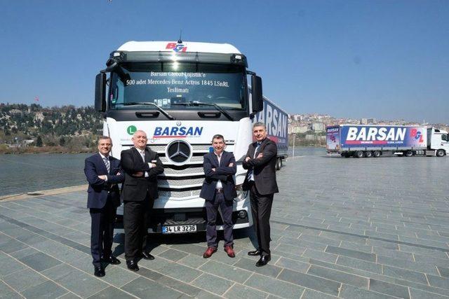 Mercedes-benz Türk’ten 500 Adetlik Kamyon Teslimatı