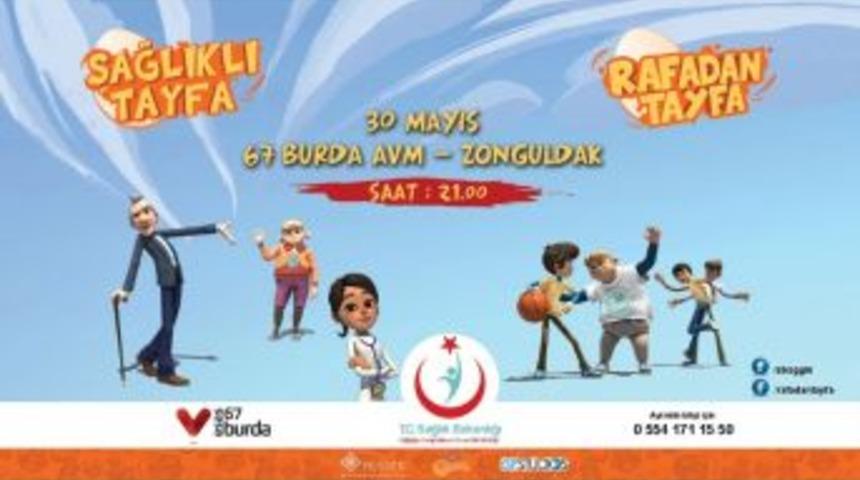 Çocukların Sevgilisi Rafadan Tayfa 67 Burda’da