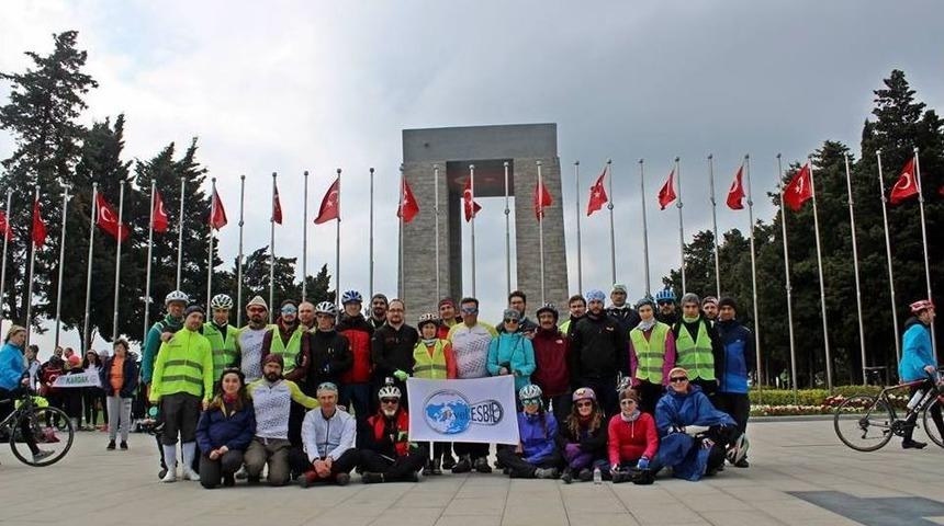 Vel Esbid &Uuml;yeleri, &Ccedil;anakkale Bisiklet Festivali&rsquo;ne Katıldı