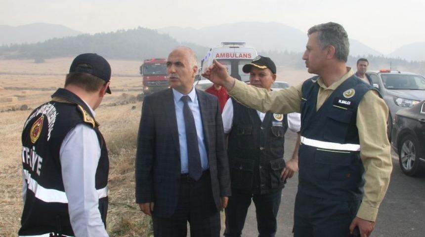 Vali Karahan, Orman Yangını İle İlgili A&ccedil;ıklamalarda Bulundu