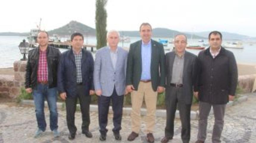 Baski Genel M&uuml;d&uuml;r&uuml; Talat &Ouml;zen Ayvalık&rsquo;ta İncelemelerde Bulundu