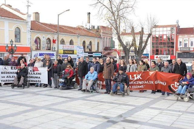 Edirne’de 3 Aralık Dünya Engelliler Günü Etkinlikleri