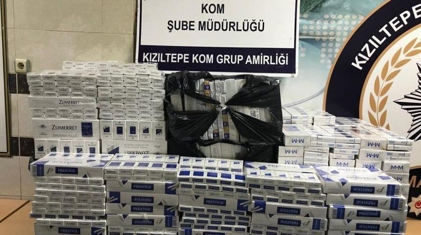 Mardin&rsquo;de 7 Bin 110 Paket Ka&ccedil;ak Sigara Ele Ge&ccedil;irildi