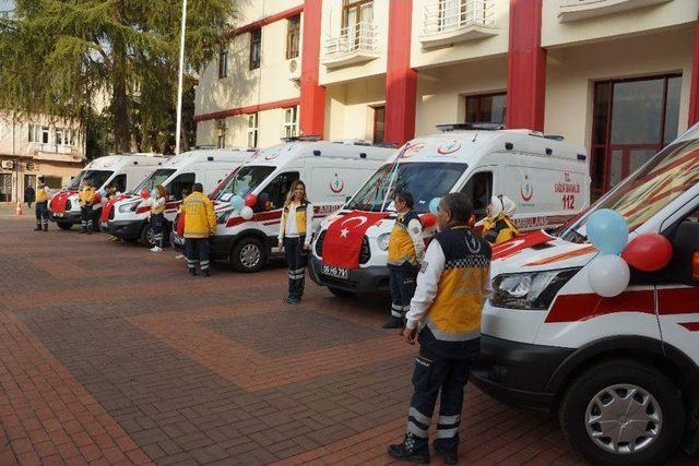 Aydın’a 1 Milyon Lira Değerinde 5 Yeni Ambulans