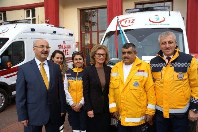 Aydın’a 1 Milyon Lira Değerinde 5 Yeni Ambulans