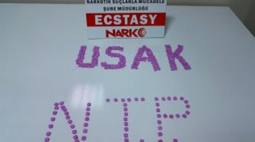 Uşak&rsquo;ta &Ccedil;ok Sayıda Uyuşturucu Hap Ele Ge&ccedil;irildi